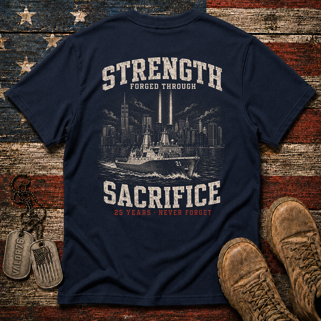 Strength Forged Through Sacrifice 25 Years 9.11 Classic Tee