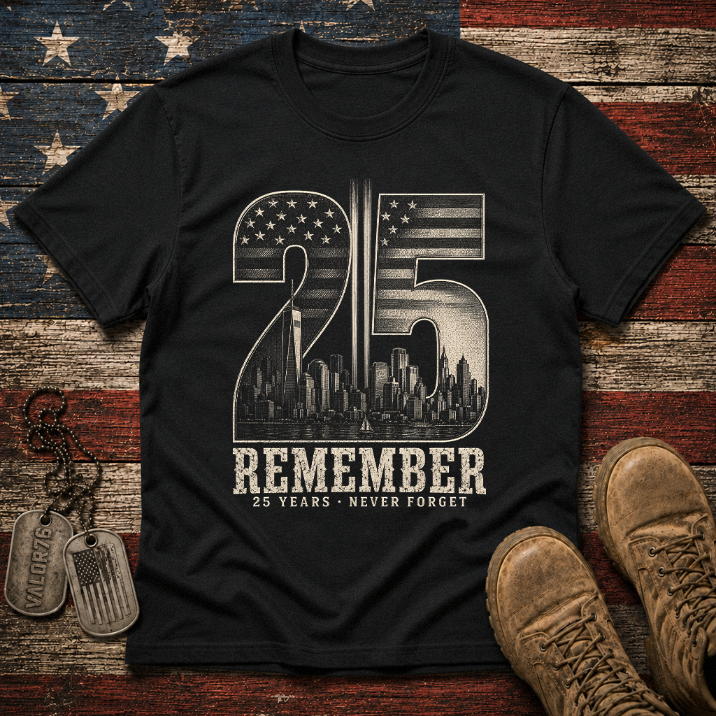 25 Years Remember 9.11 Classic Tee