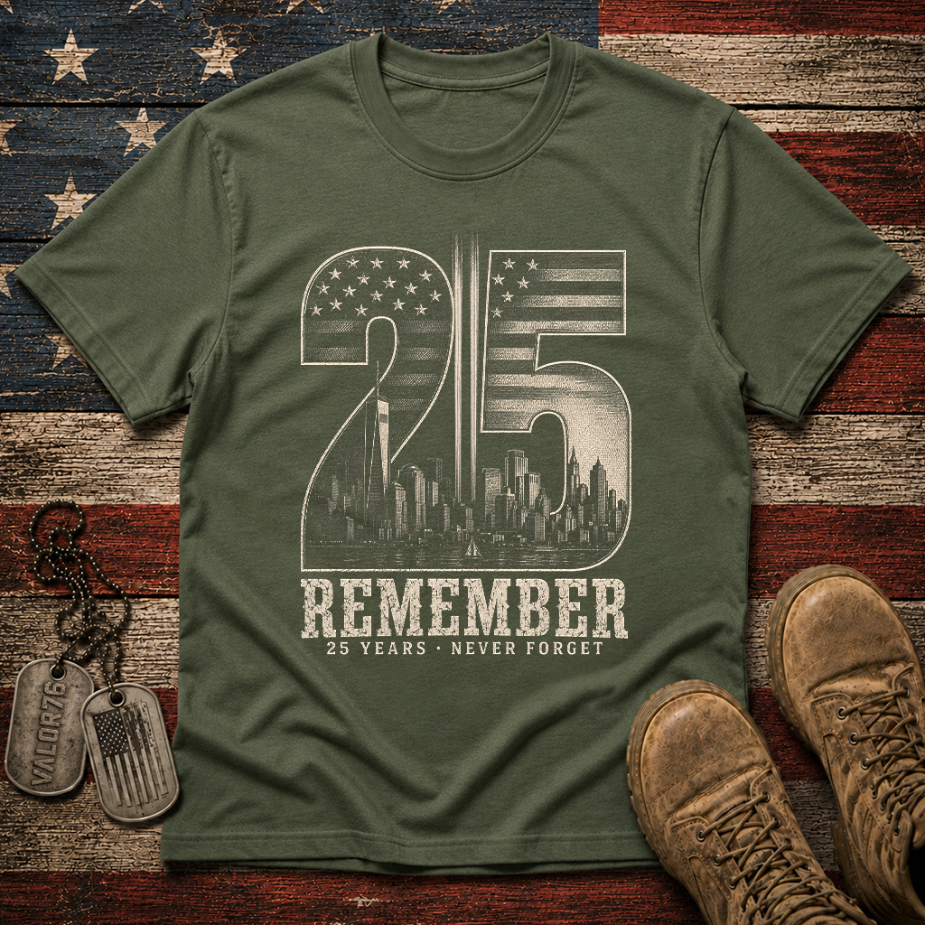 25 Years Remember 9.11 Classic Tee