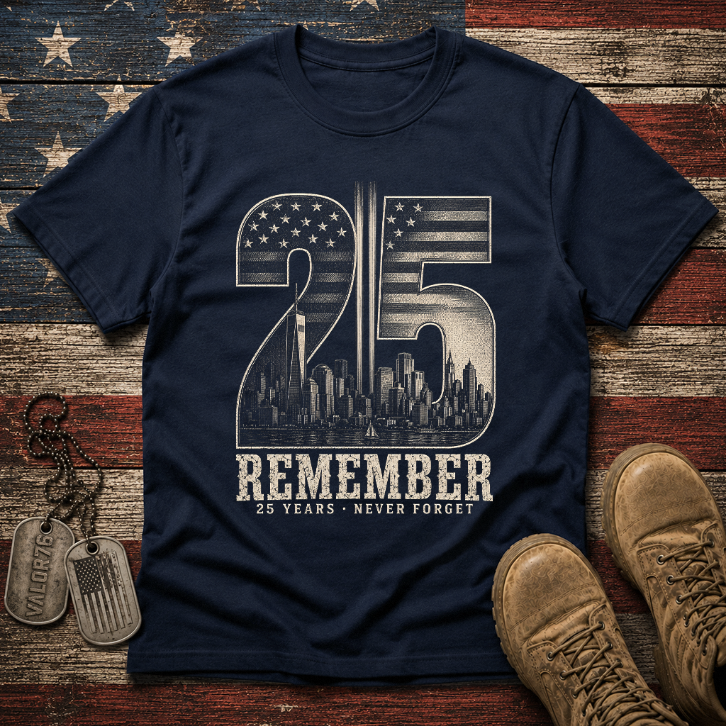 25 Years Remember 9.11 Classic Tee