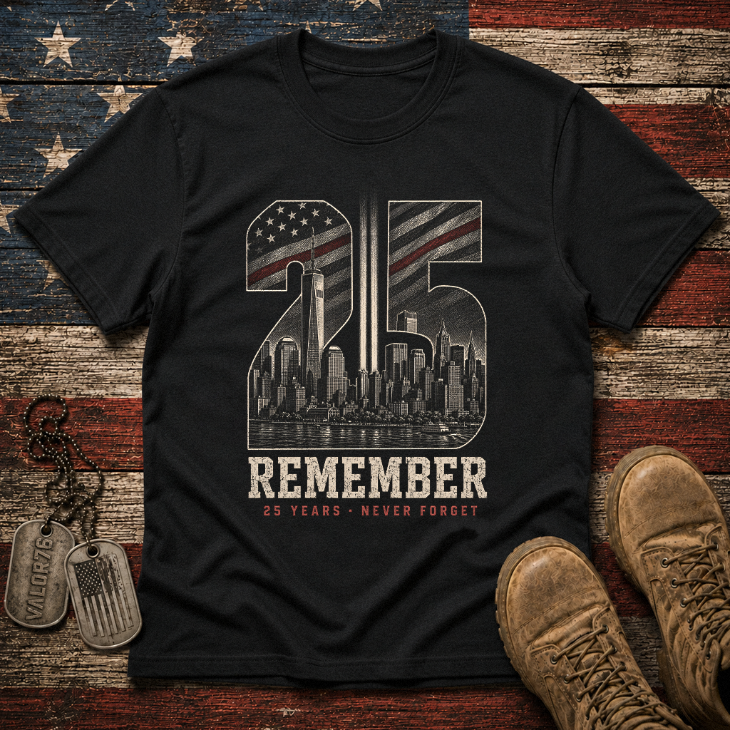 25 Years Remember 9.11 Classic Tee