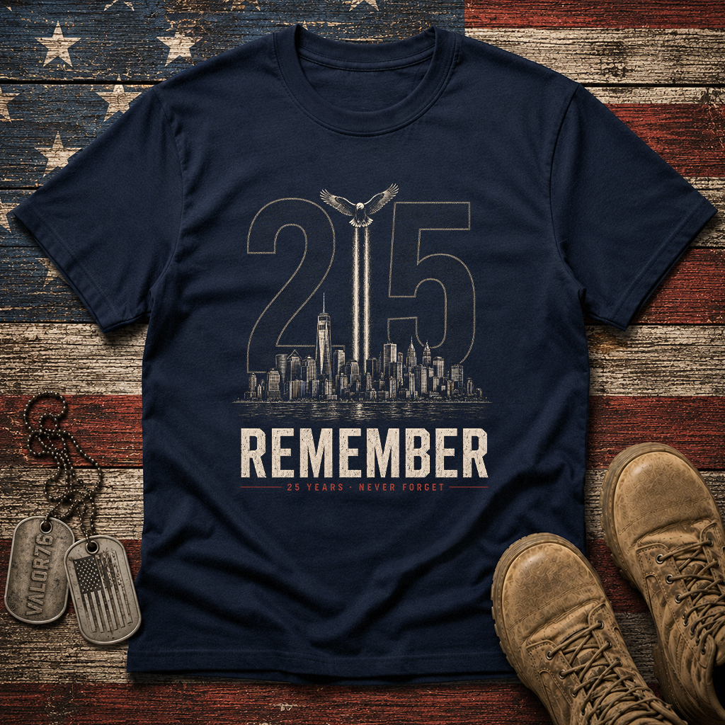 25 Years Remember 9.11 Classic Tee