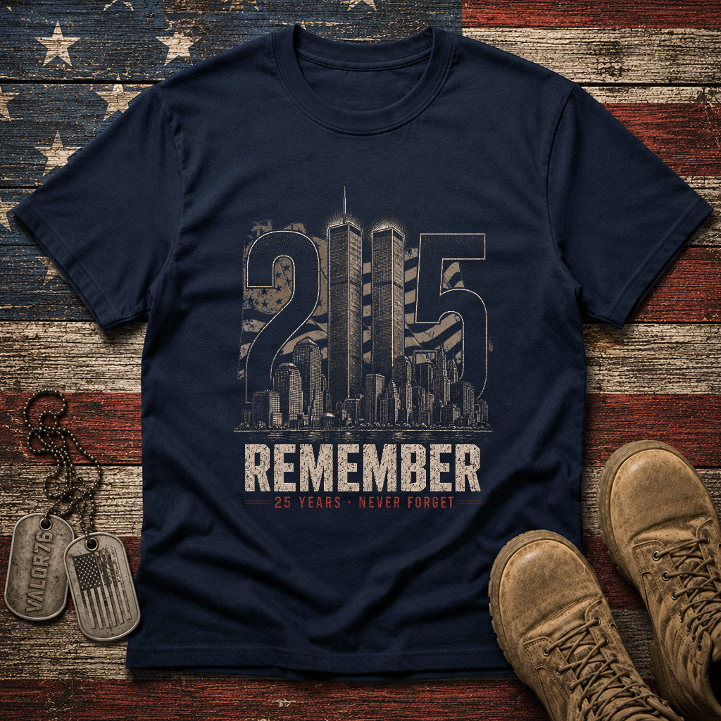 25 Years Remember 9.11 Classic Tee