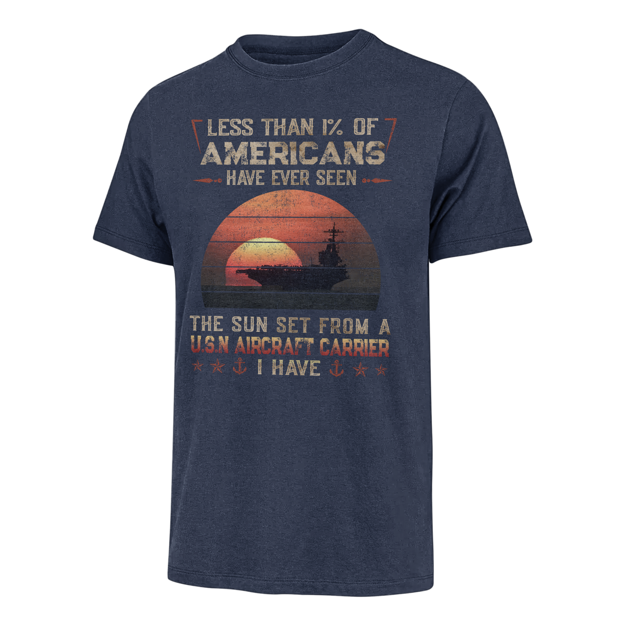 Less Than 1% Aircraft Carrier Classic T-shirt