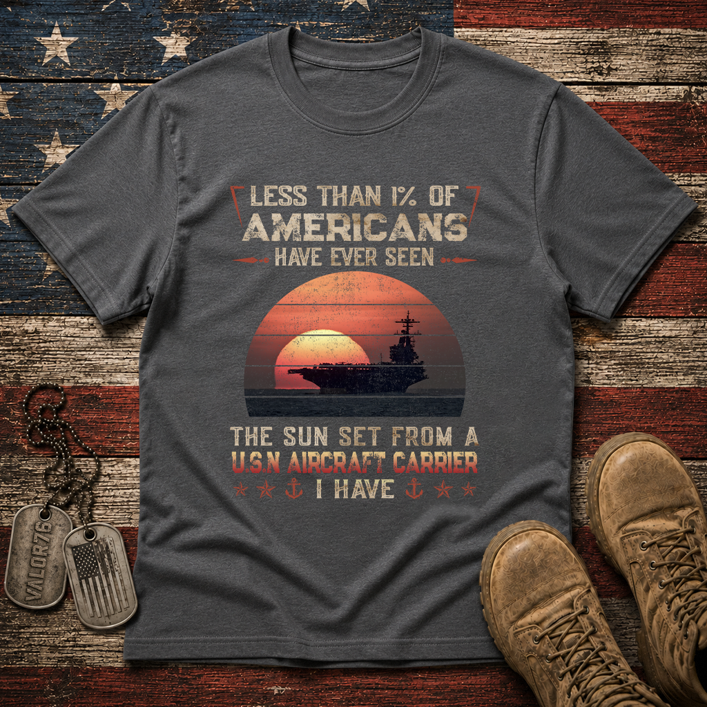 Less Than 1% Aircraft Carrier Classic Tee
