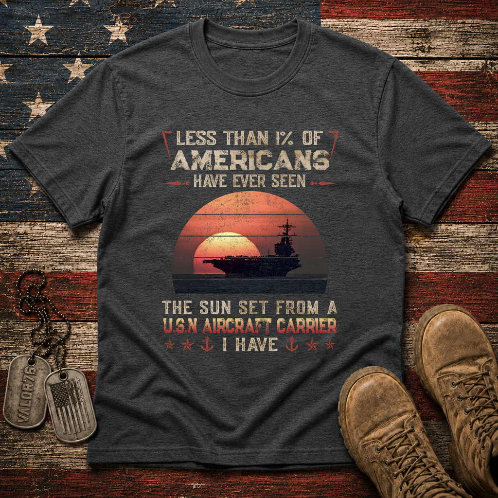 Less Than 1% Aircraft Carrier Classic Tee