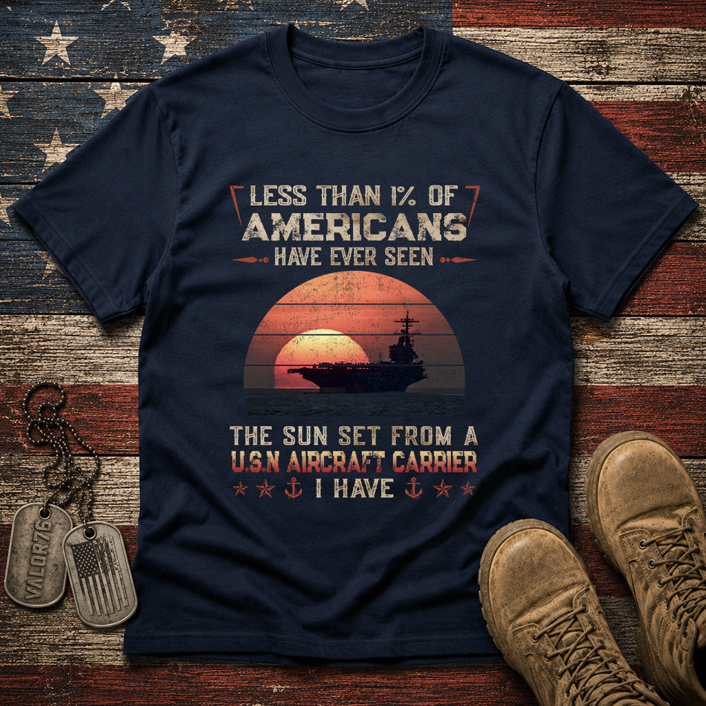 Less Than 1% Aircraft Carrier Classic Tee
