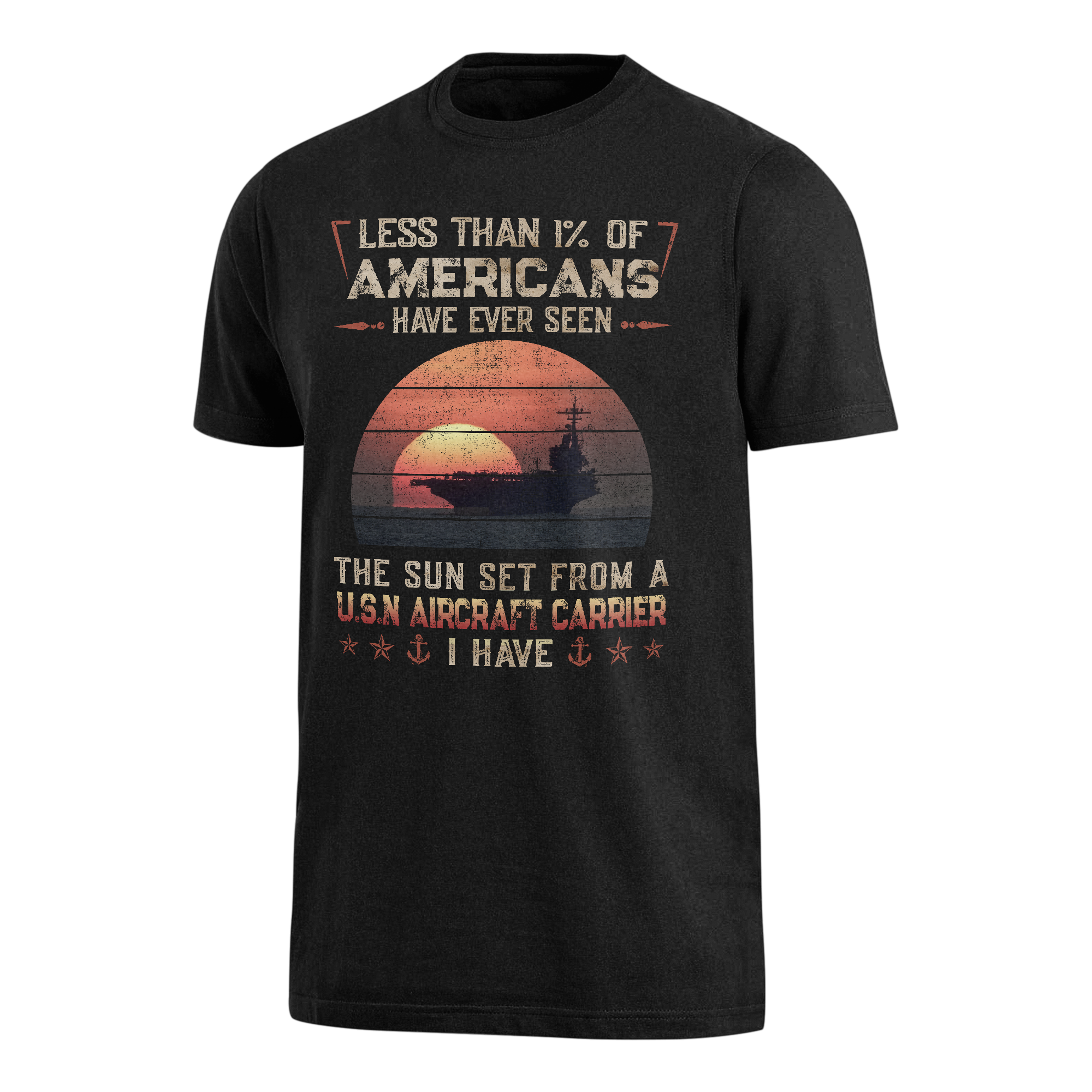 Less Than 1% Aircraft Carrier Premium T-Shirt