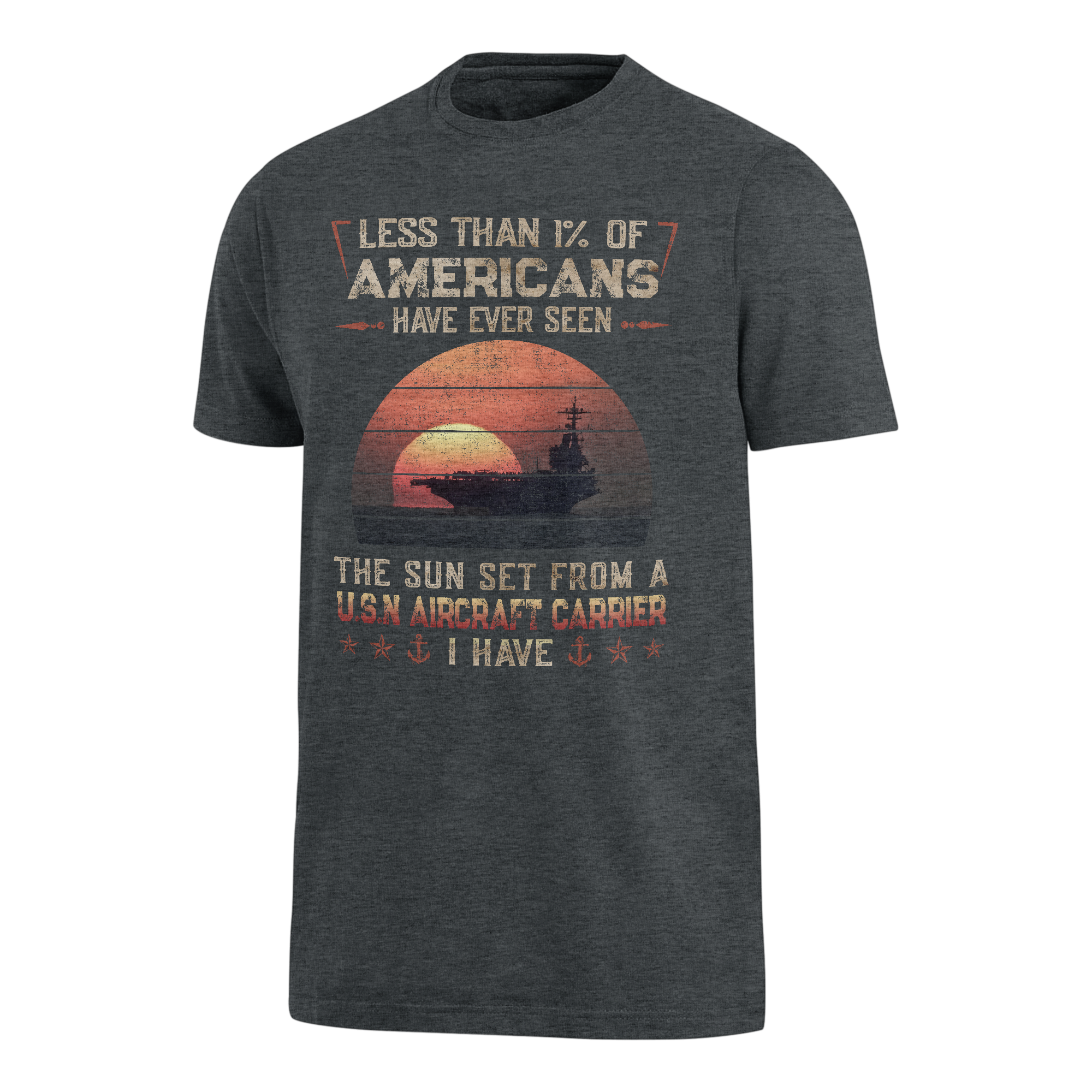 Less Than 1% Aircraft Carrier Premium T-Shirt