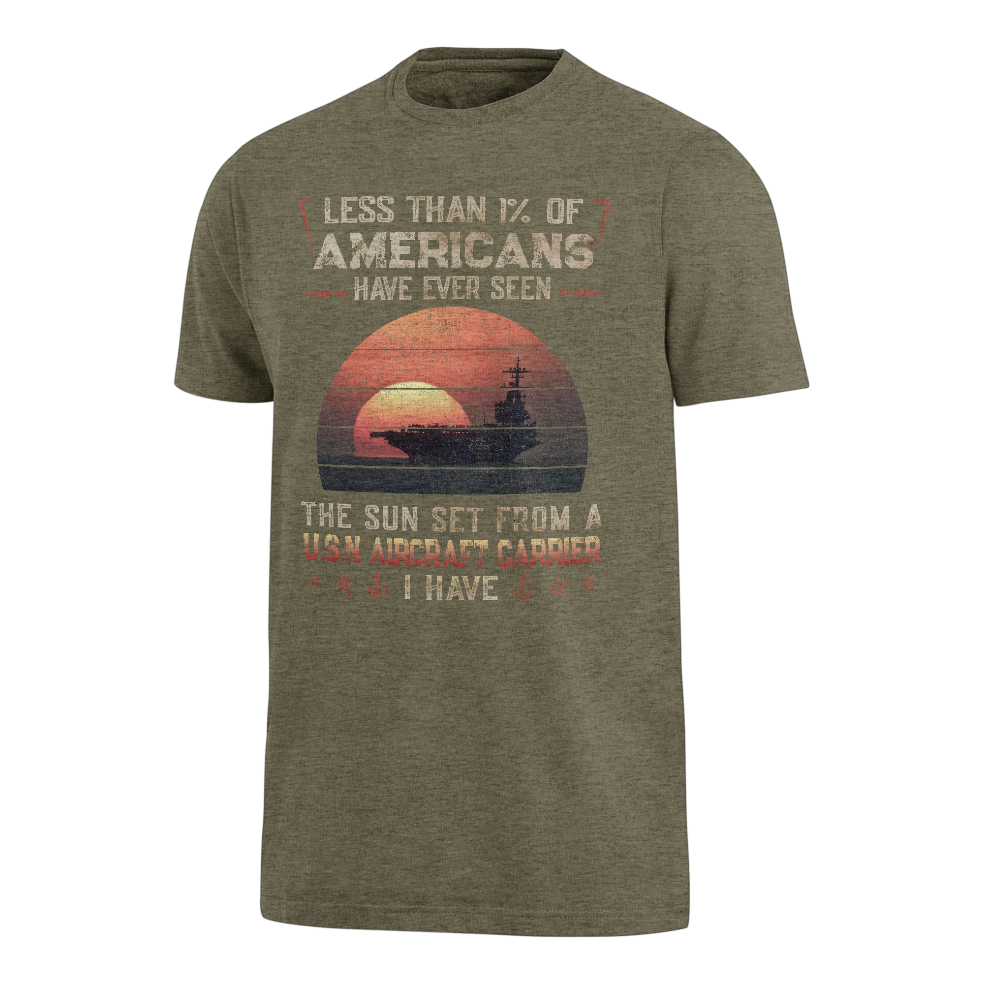 Less Than 1% Aircraft Carrier Premium T-Shirt