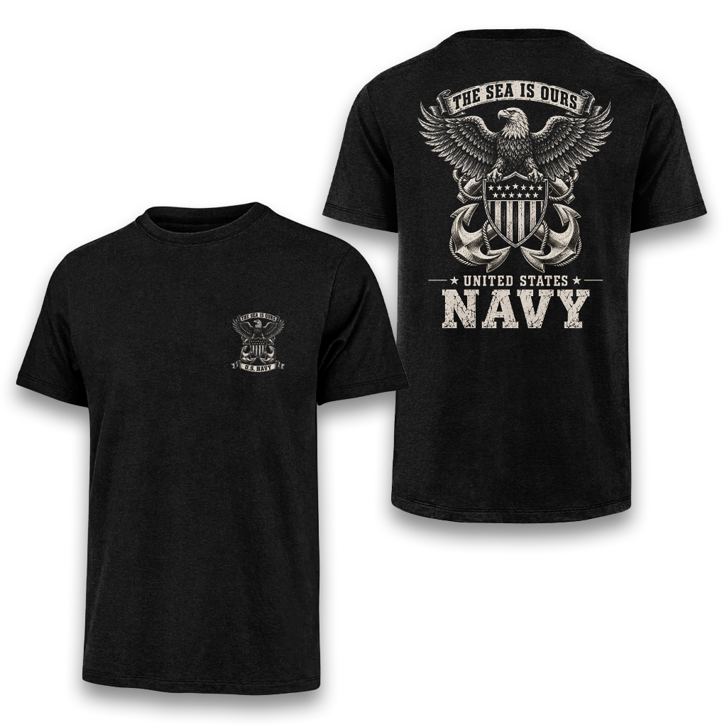 The Sea Is Ours Navy Classic Tee