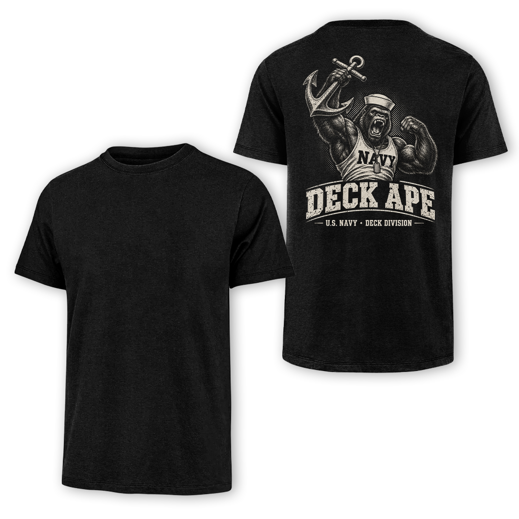 Deck Ape Navy Deck Division Classic Tee