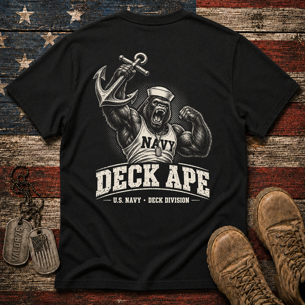 Deck Ape Navy Deck Division Classic Tee