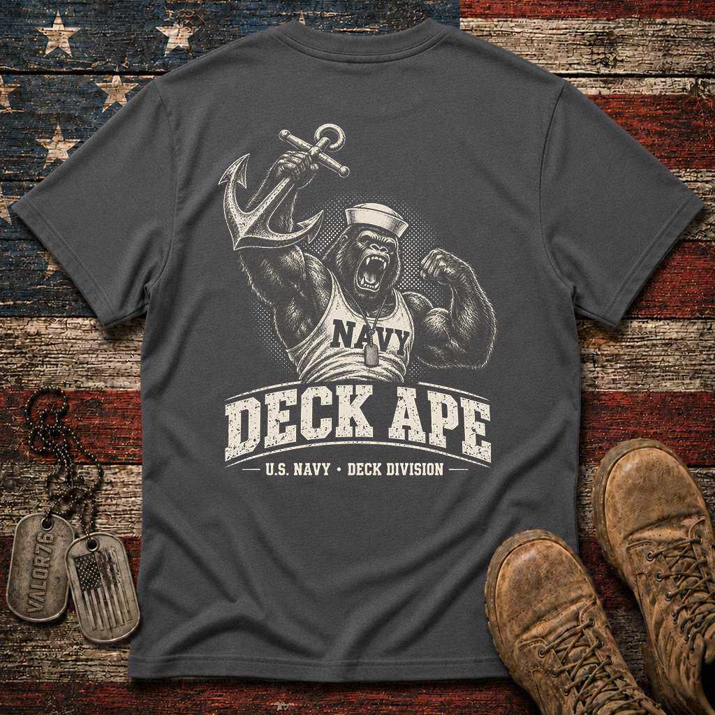 Deck Ape Navy Deck Division Classic Tee