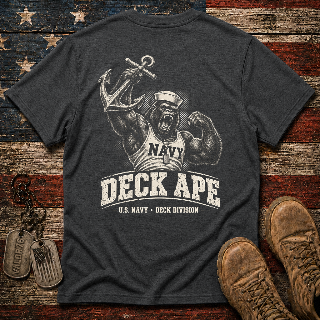 Deck Ape Navy Deck Division Classic Tee