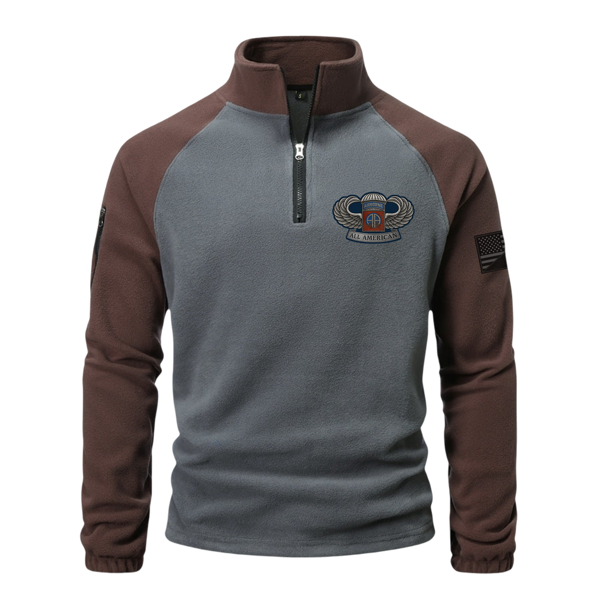 AA Airborne Half-Zip Raglan Sweatshirt