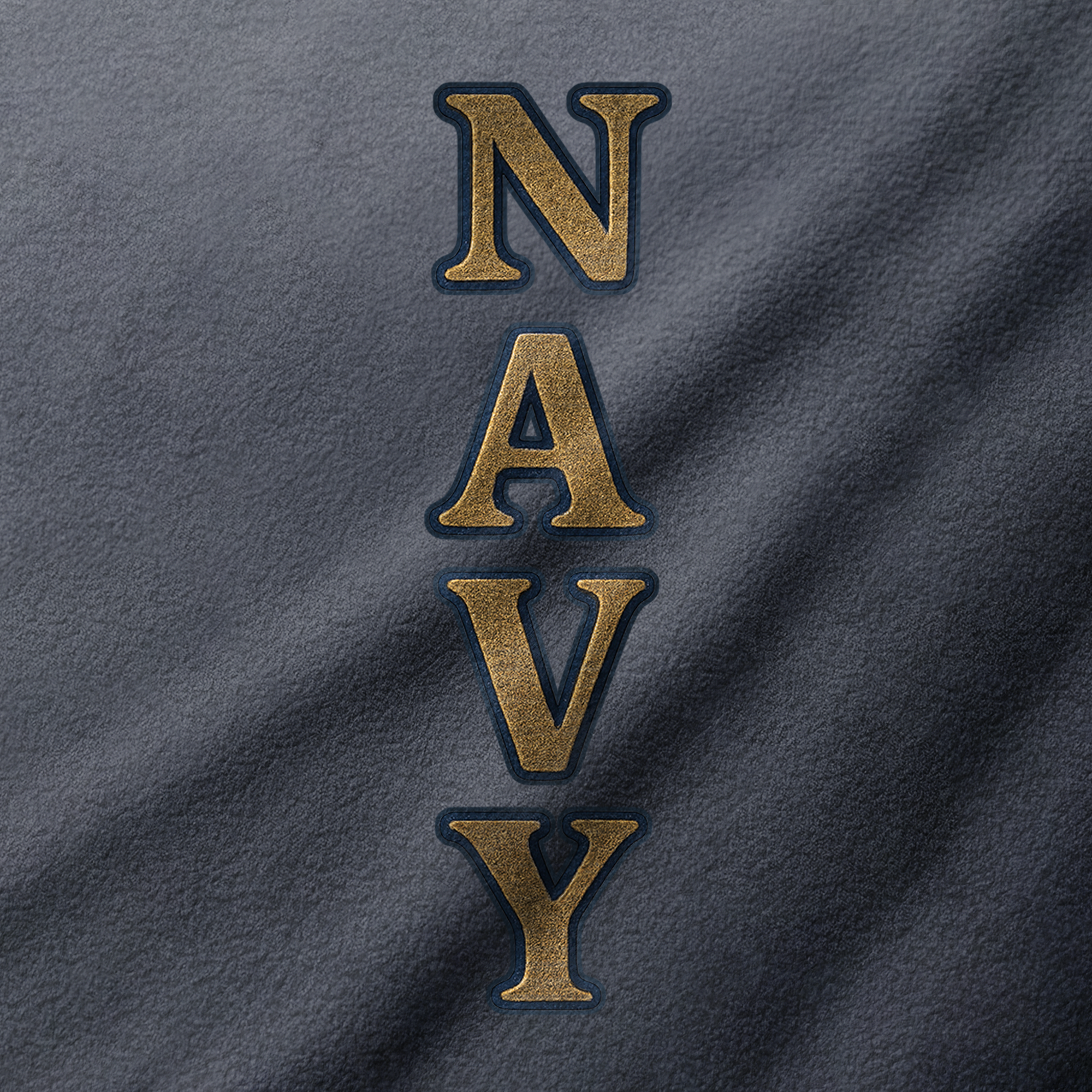 Navy Gold Anchor Half-Zip Raglan Sweatshirt