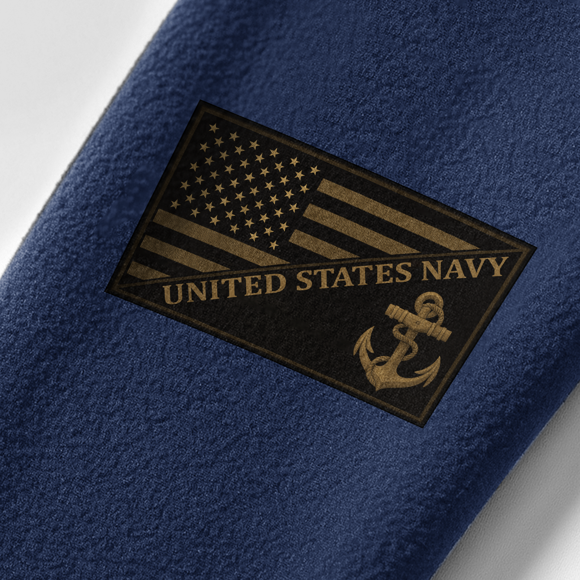 Navy Gold Anchor Half-Zip Raglan Sweatshirt