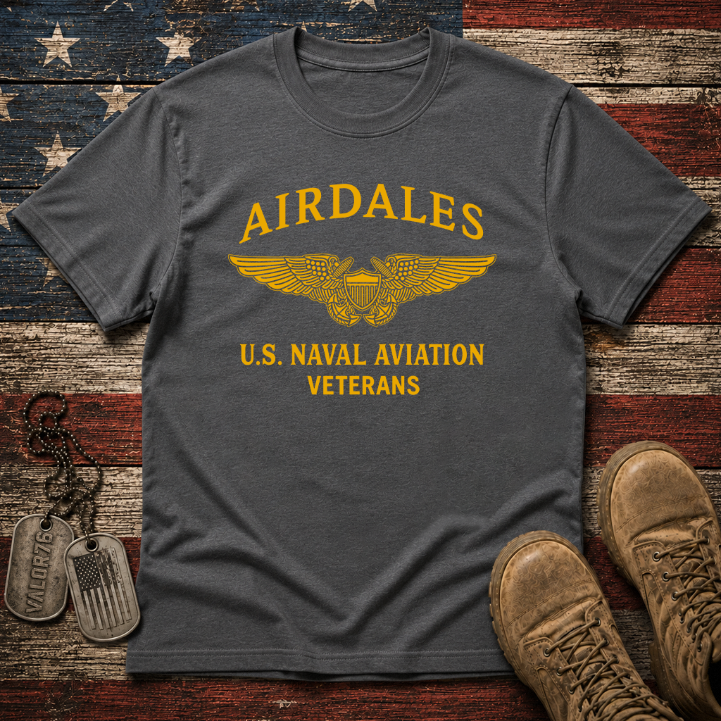 Airdales NFO Wings Naval Aviation Classic Tee