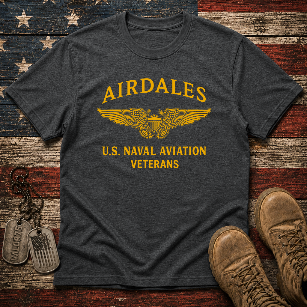 Airdales NFO Wings Naval Aviation Classic Tee