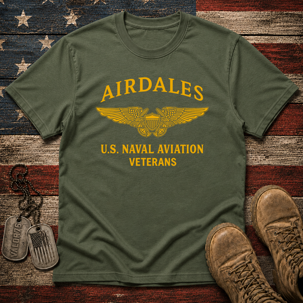 Airdales NFO Wings Naval Aviation Classic Tee