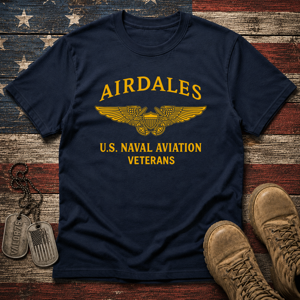 Airdales NFO Wings Naval Aviation Classic Tee