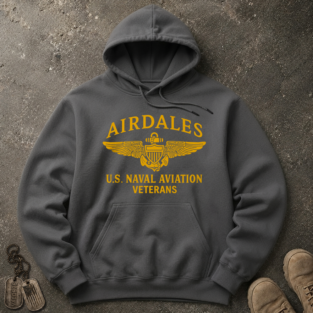 Airdales Aviator Wings Heavy Blend™ Hoodie