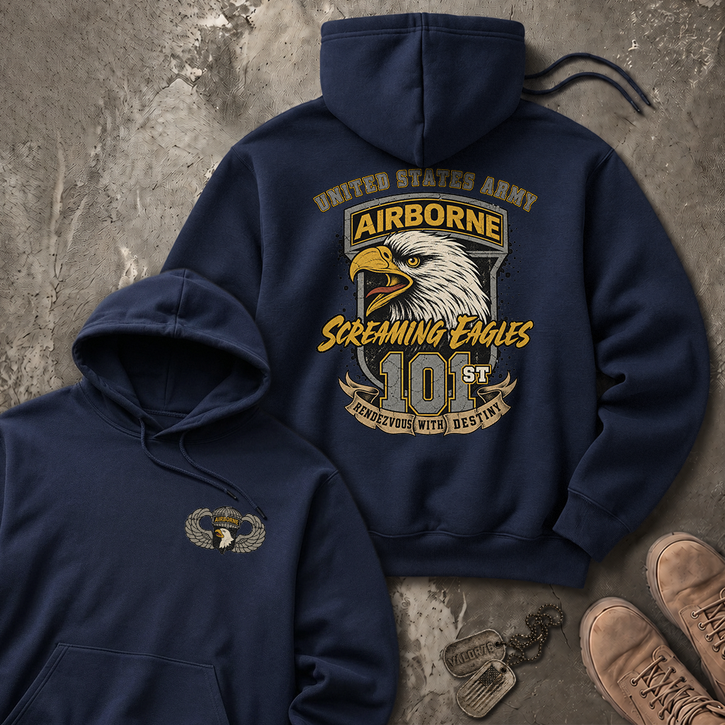 101st Airborne Division Screaming Eagles Heavy Blend™ Hoodie