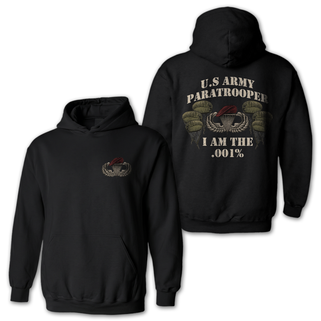 Paratrooper I Am The .001% Heavy Blend™ Hoodie