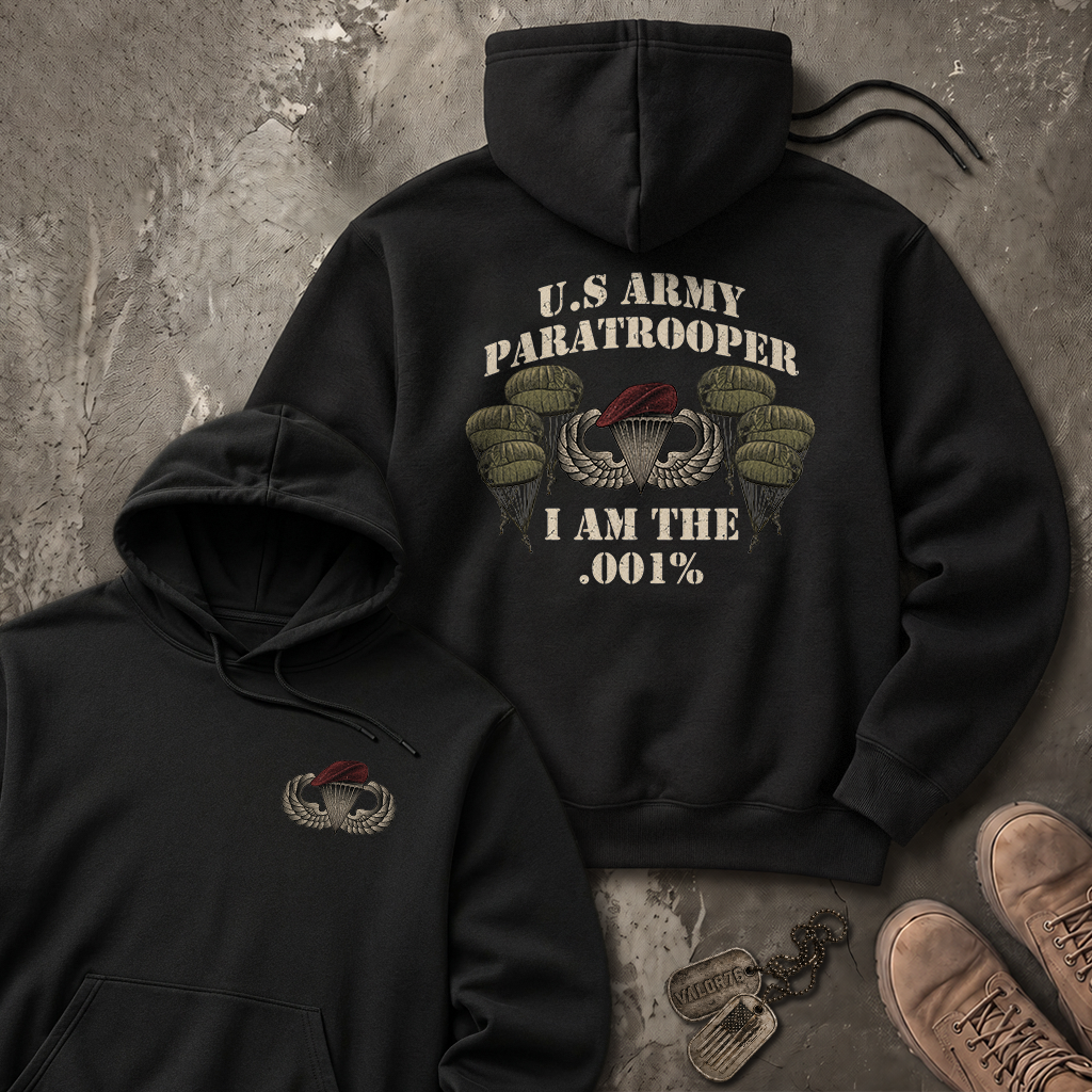 Paratrooper I Am The .001% Heavy Blend™ Hoodie