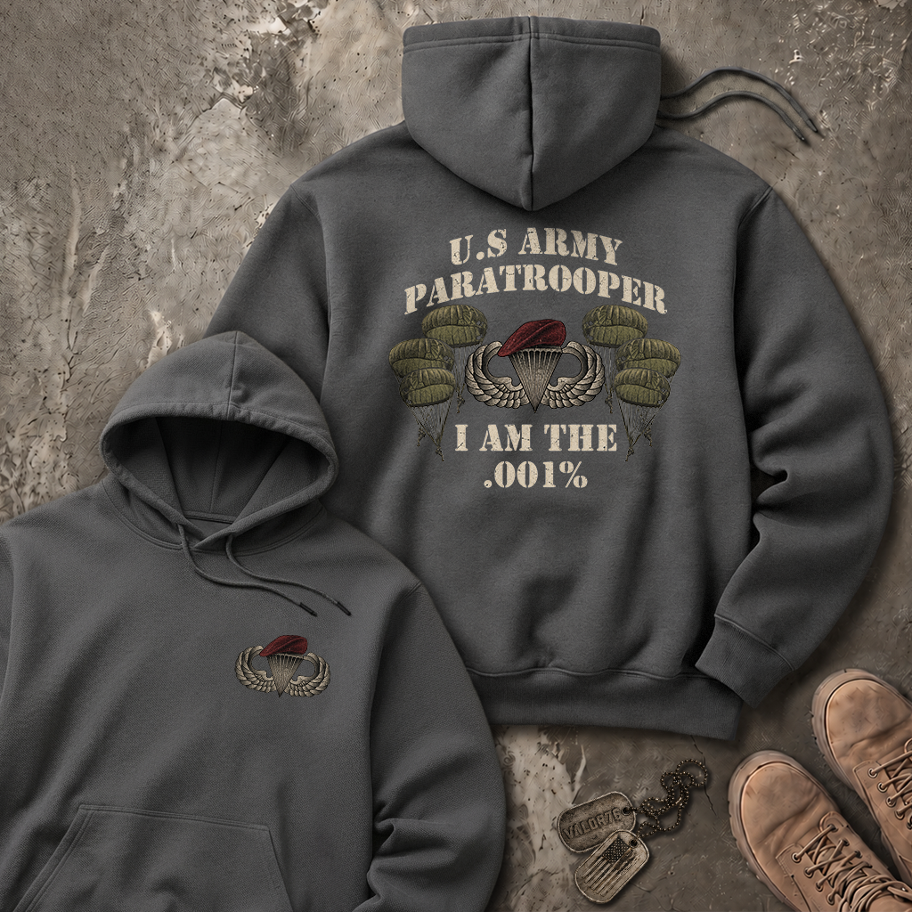 Paratrooper I Am The .001% Heavy Blend™ Hoodie