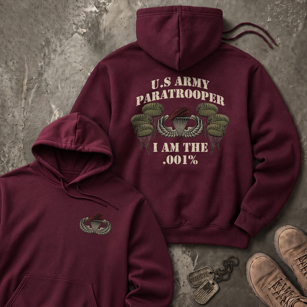 Paratrooper I Am The .001% Heavy Blend™ Hoodie
