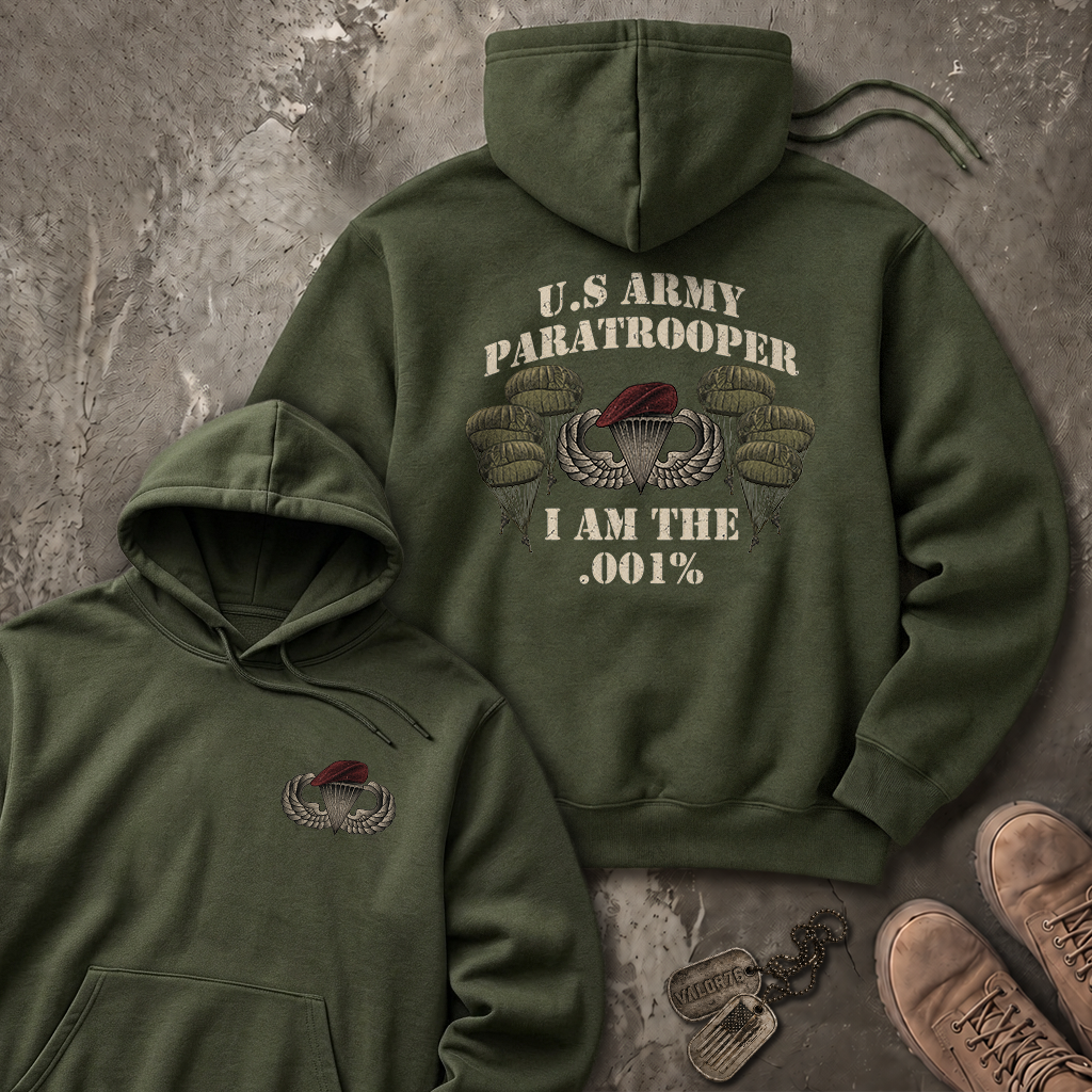 Paratrooper I Am The .001% Heavy Blend™ Hoodie