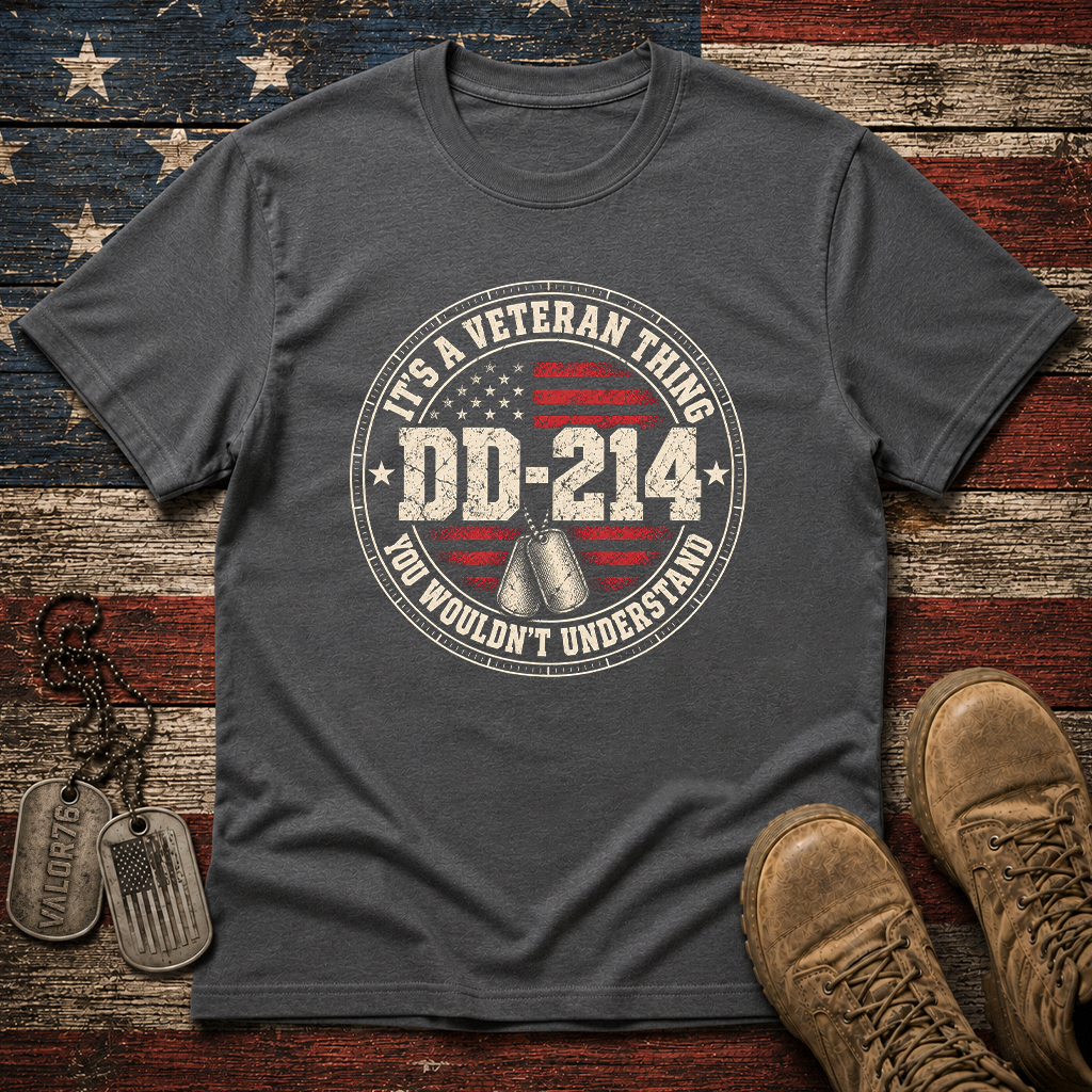 DD-214 It's A Veteran Thing Classic Tee