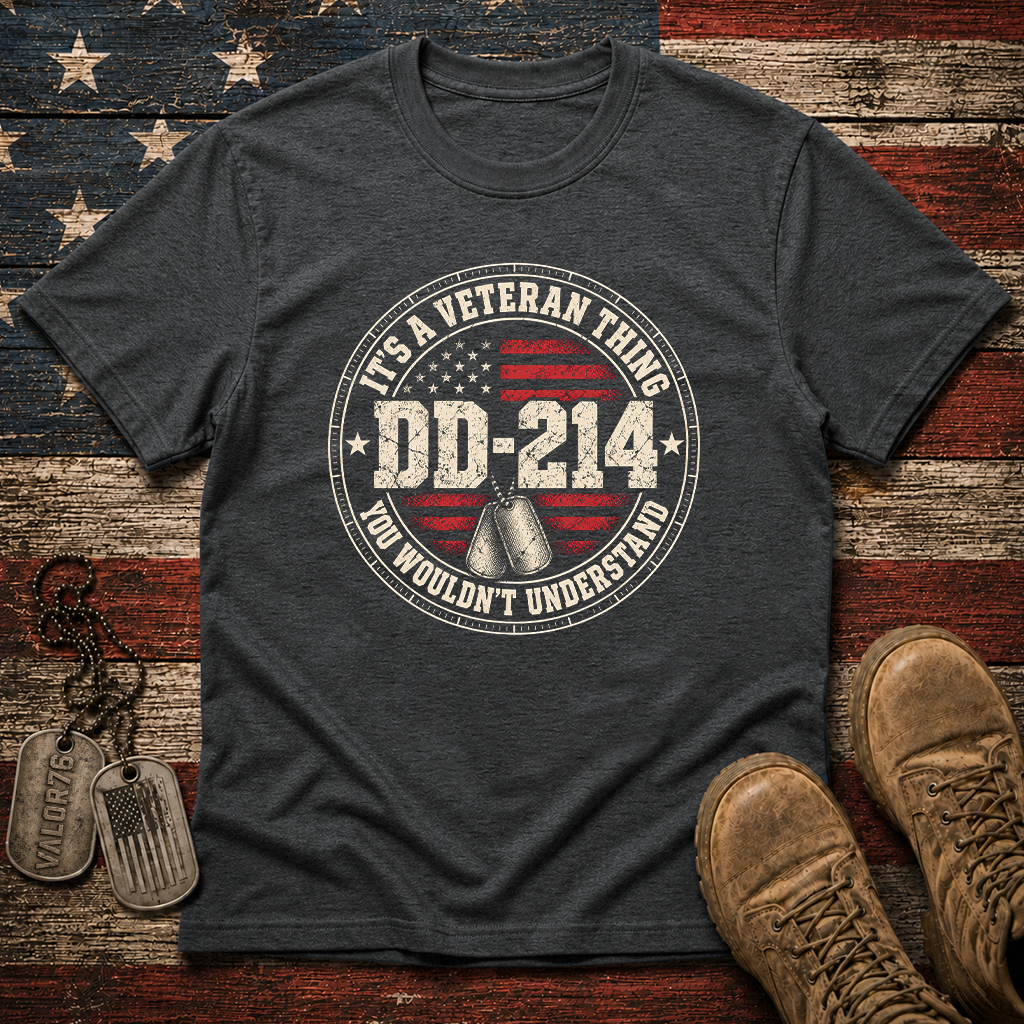 DD-214 It's A Veteran Thing Classic Tee