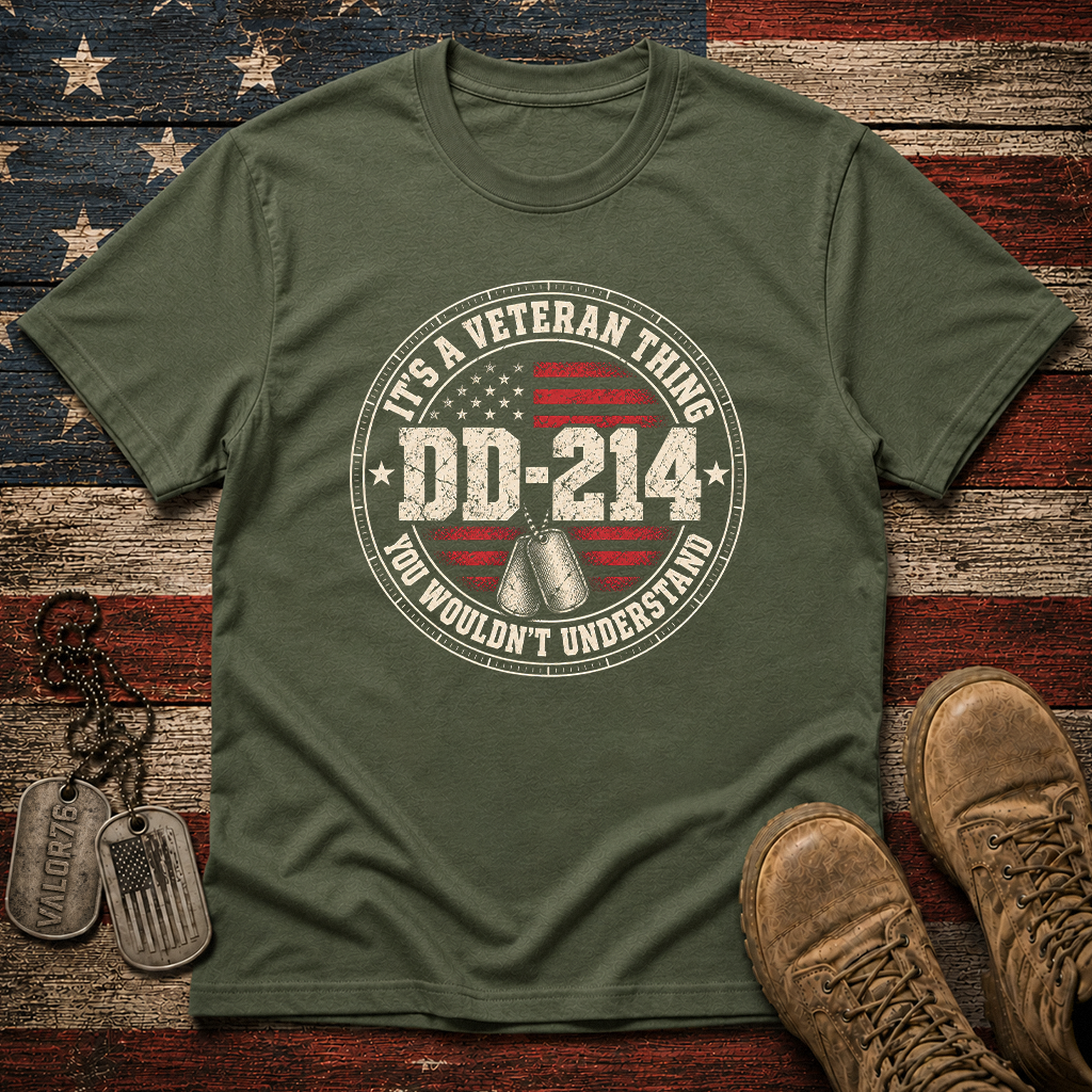 DD-214 It's A Veteran Thing Classic Tee