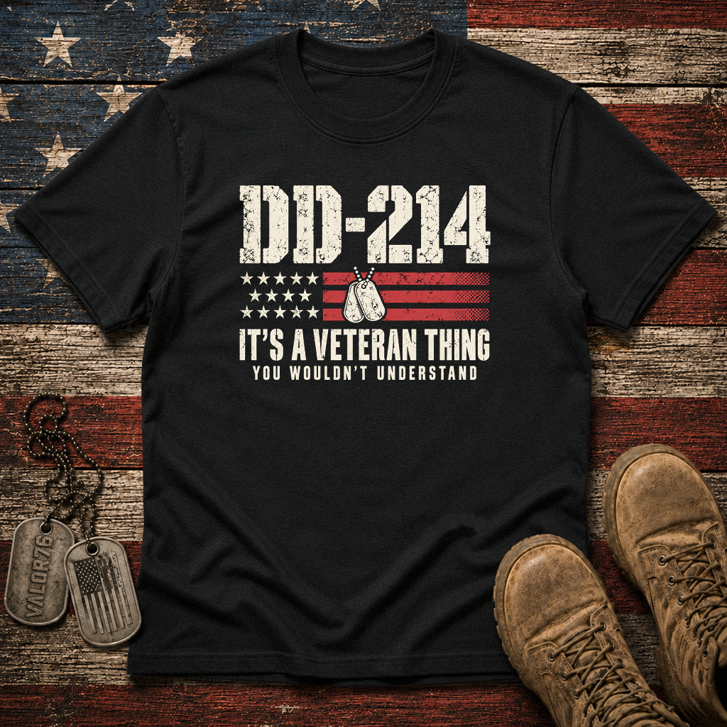 DD-214 It's A Veteran Thing Classic Tee