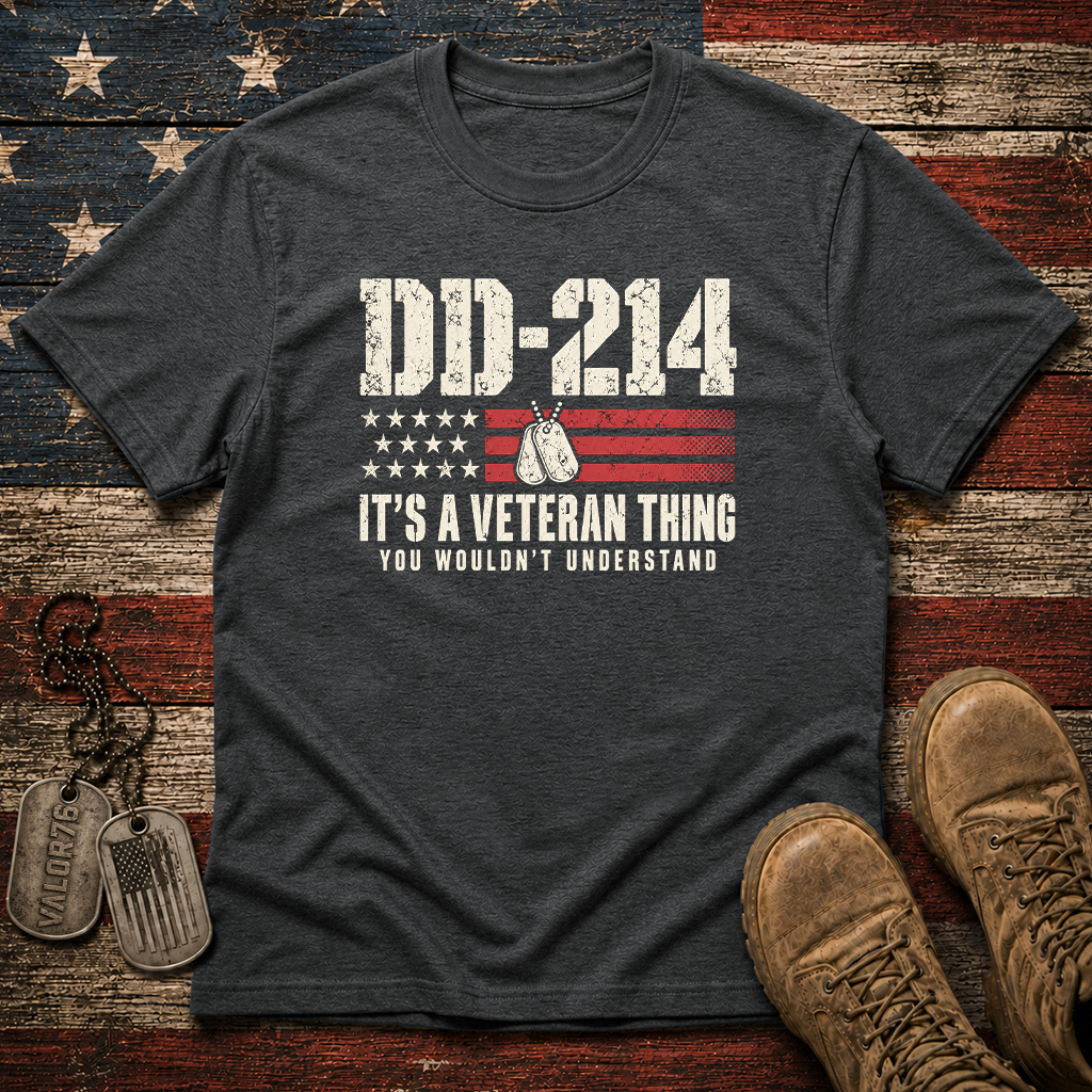 DD-214 It's A Veteran Thing Classic Tee