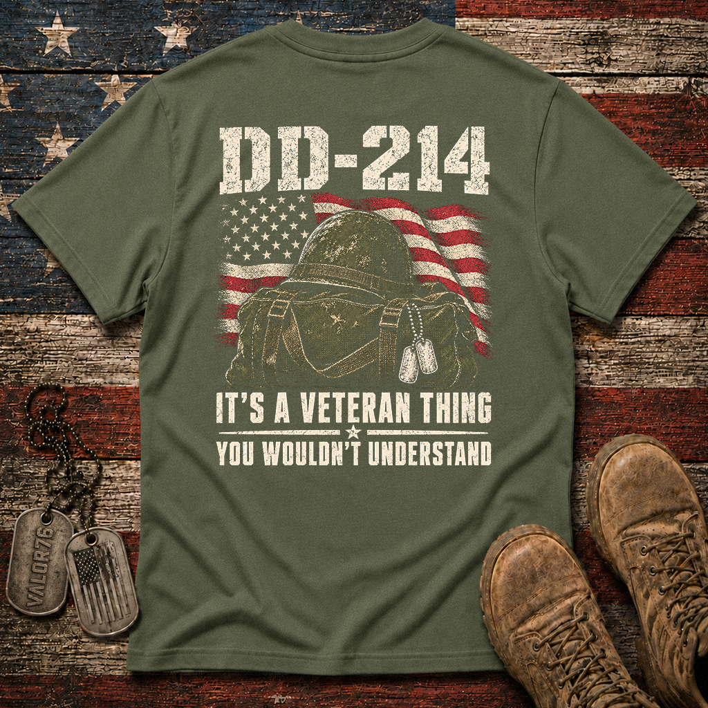 DD-214 It's A Veteran Thing Classic Tee