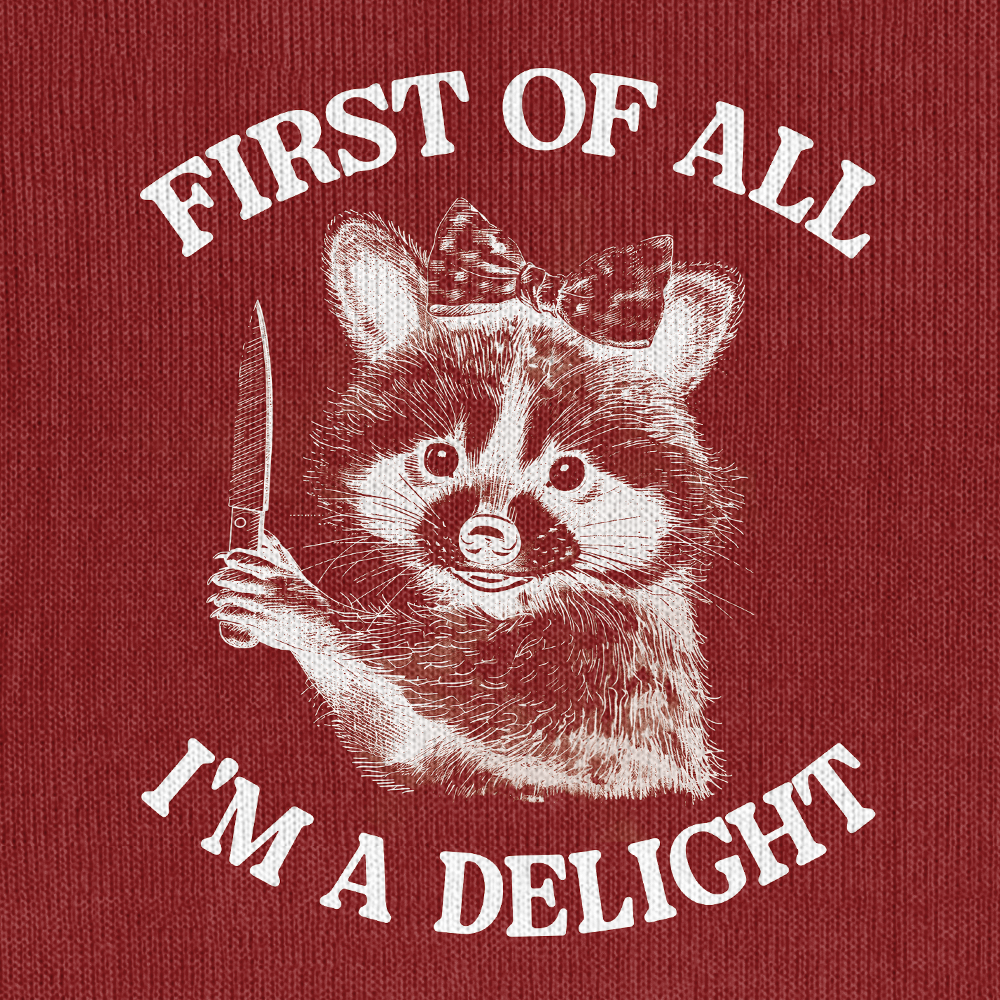 I'm A Delight Knitted Sweatshirt