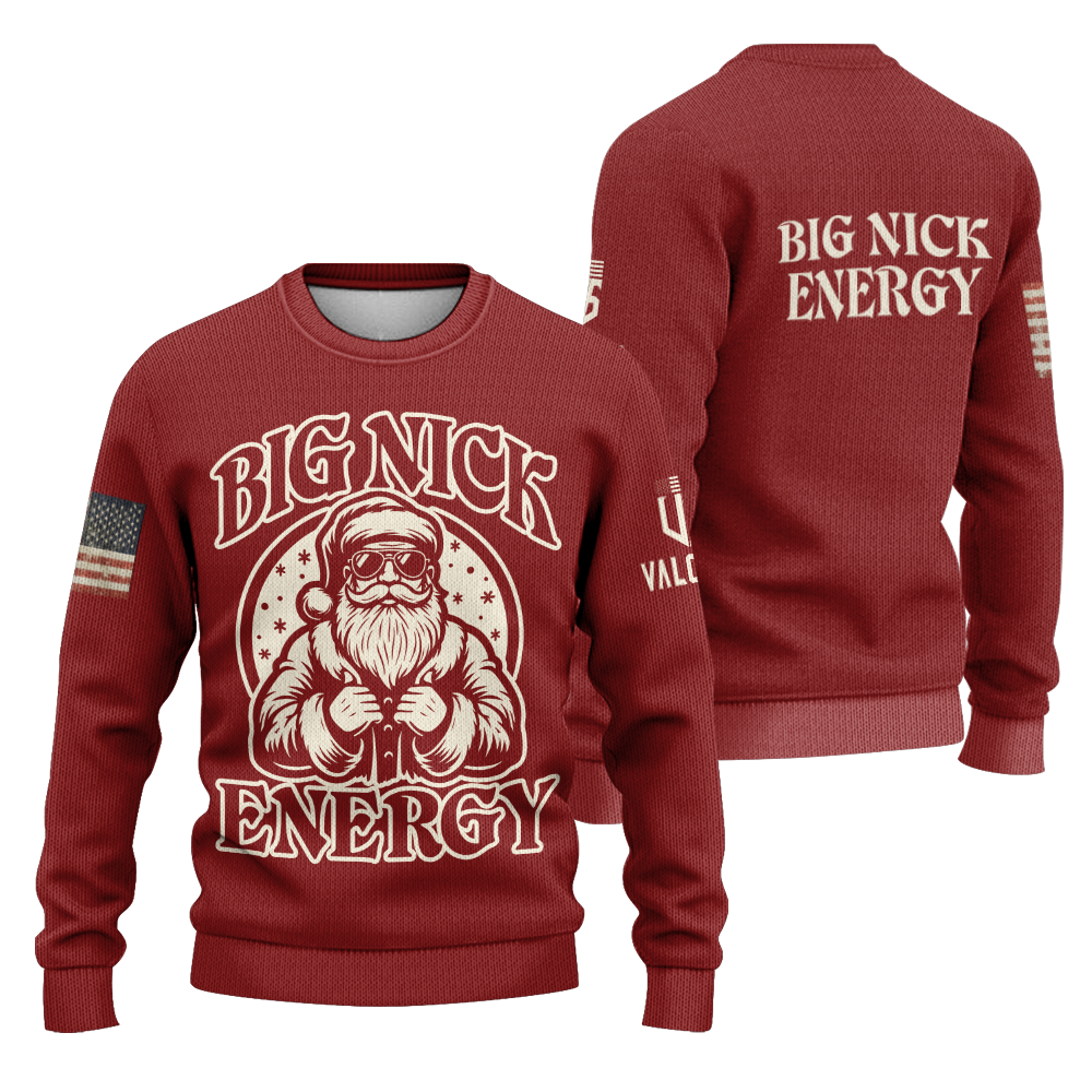 Big Nick Energy Knitted Sweatshirt