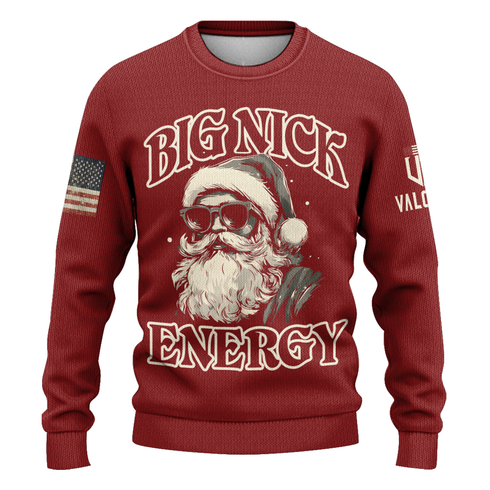 Big Nick Energy Knitted Sweatshirt