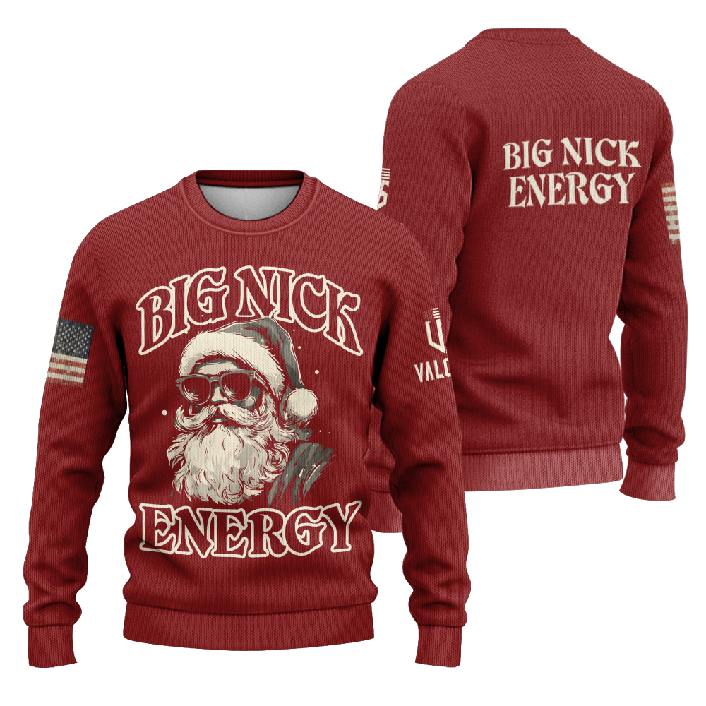 Big Nick Energy Knitted Sweatshirt