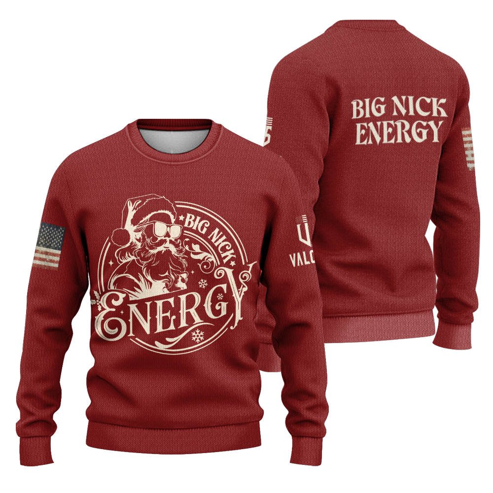 Big Nick Energy Knitted Sweatshirt