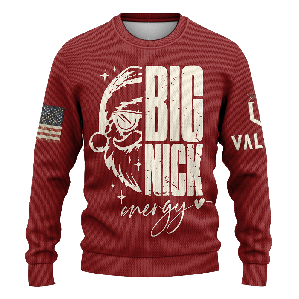 Big Nick Energy Knitted Sweatshirt