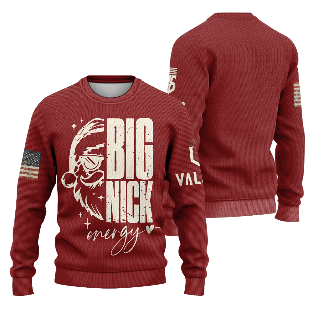 Big Nick Energy Knitted Sweatshirt