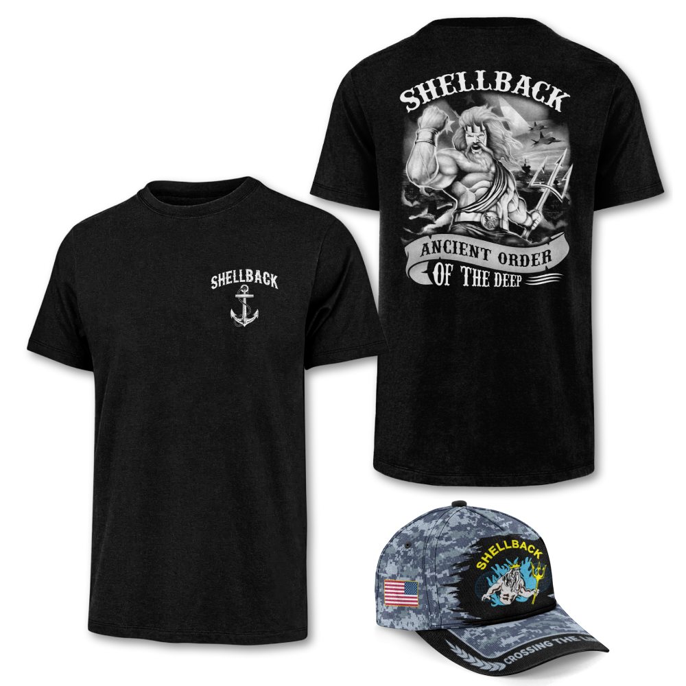 Shellback Classic T-shirt & Classic Cap Combo