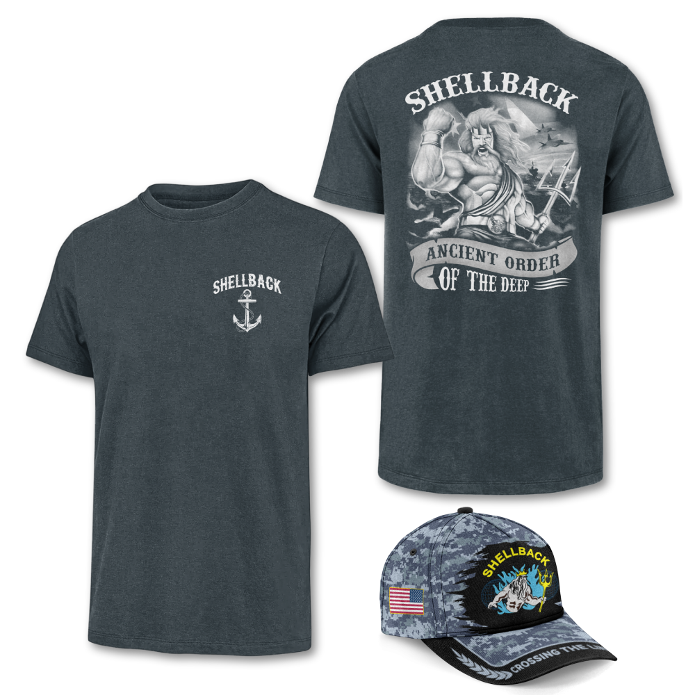 Shellback Classic T-shirt & Classic Cap Combo