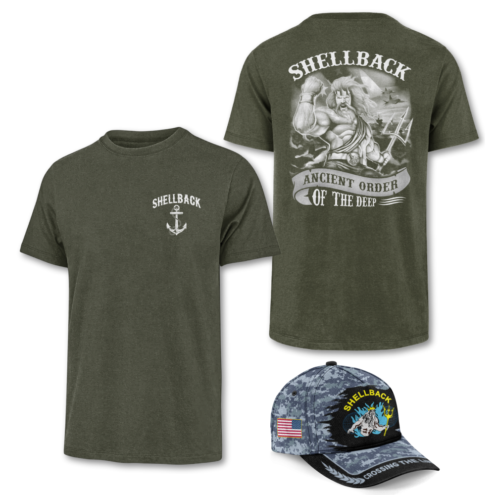 Shellback Classic T-shirt & Classic Cap Combo